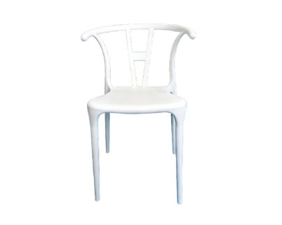WHITE DESIGNER ARM CHAIR